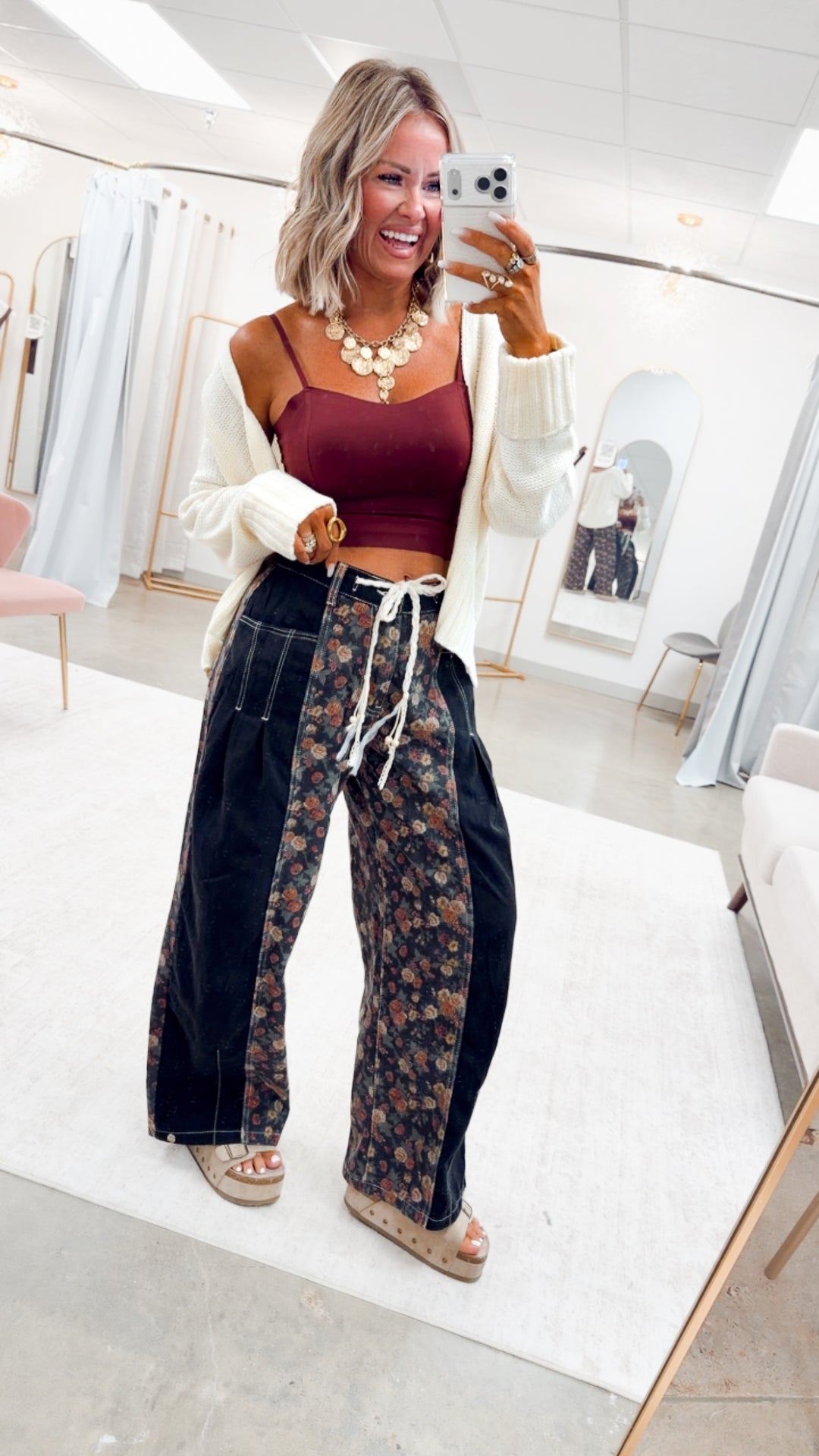 The Willow Haze Pants-Black