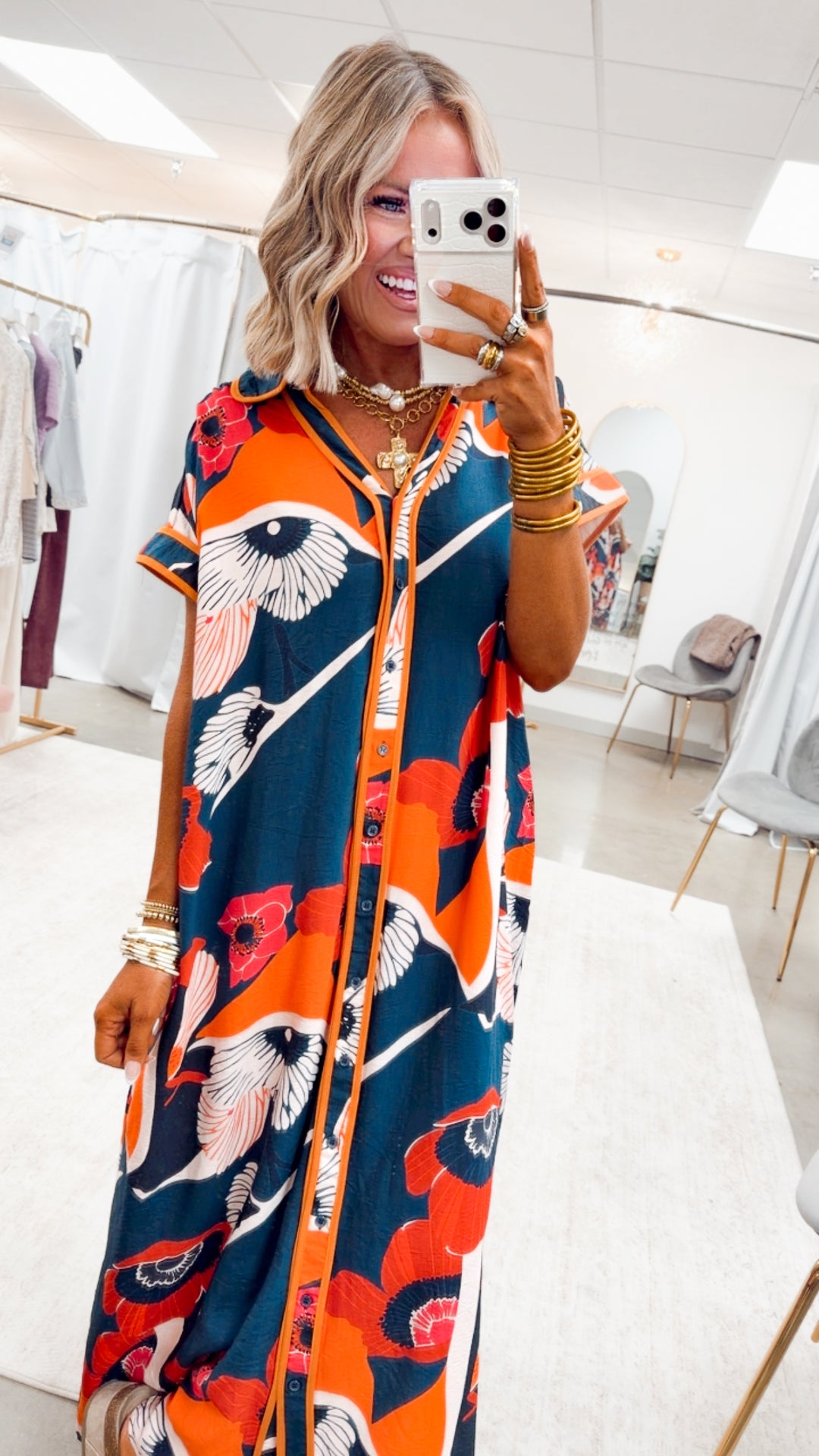 The Monaco Palm Dress