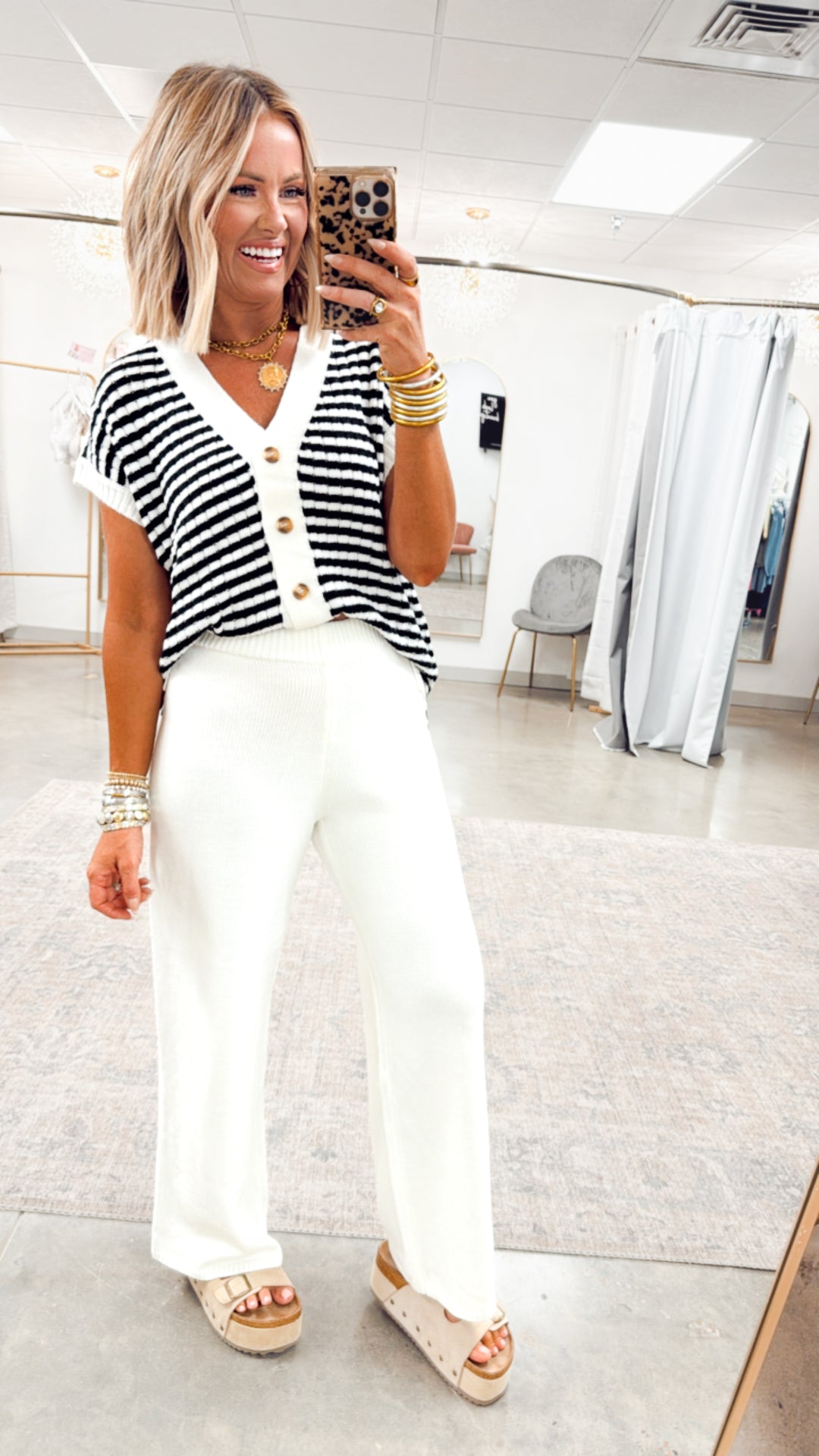Callista Sweater Top & Pants Set