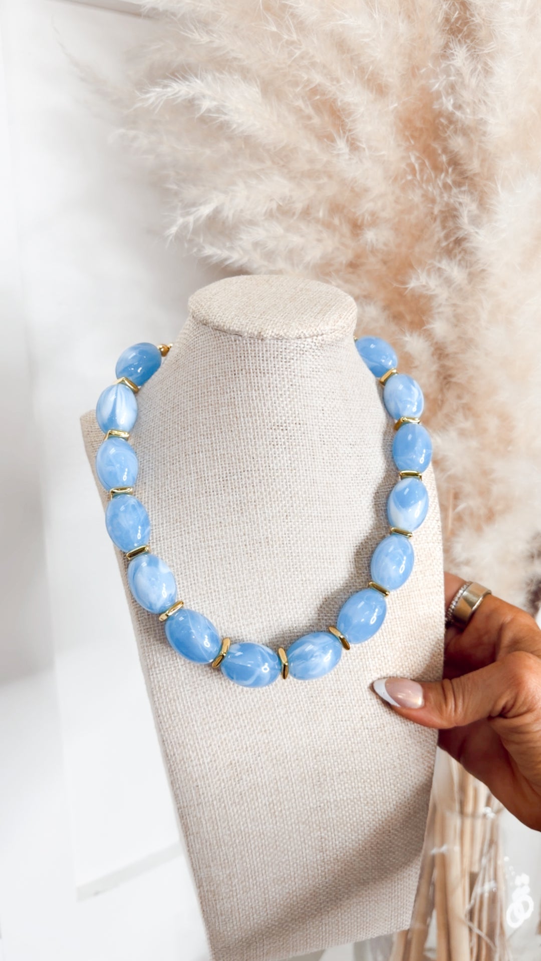Jelly Pop Blue Necklace