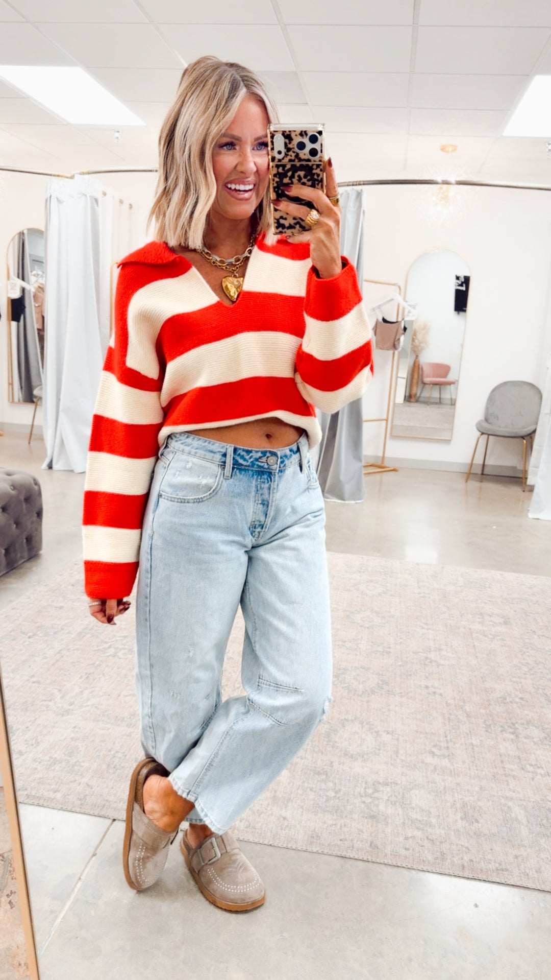 Peppermint Cozy Sweater