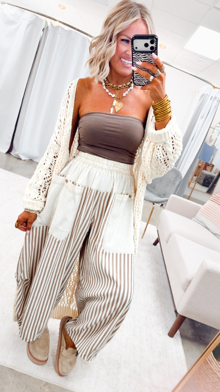 The Sable Balloon Pants-Mocha Mousse