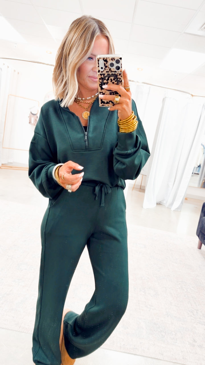 On The Go Joggers -Green