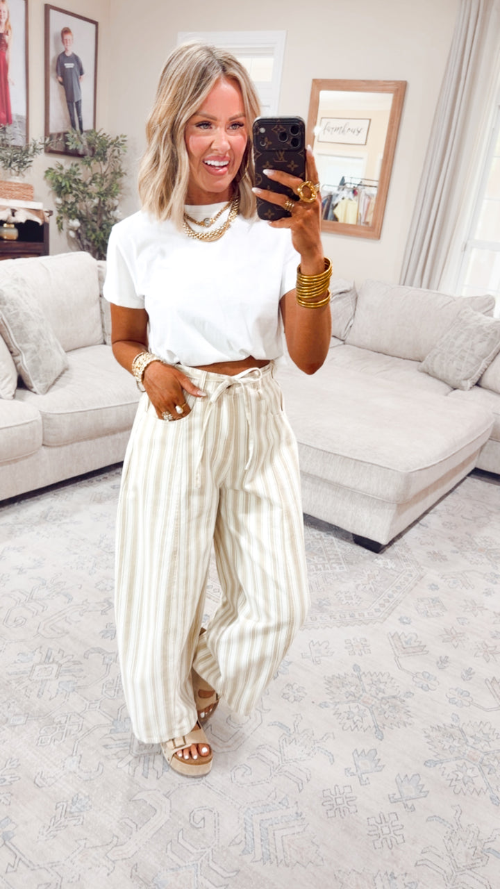 Classic Relaxed Crop Tee-White