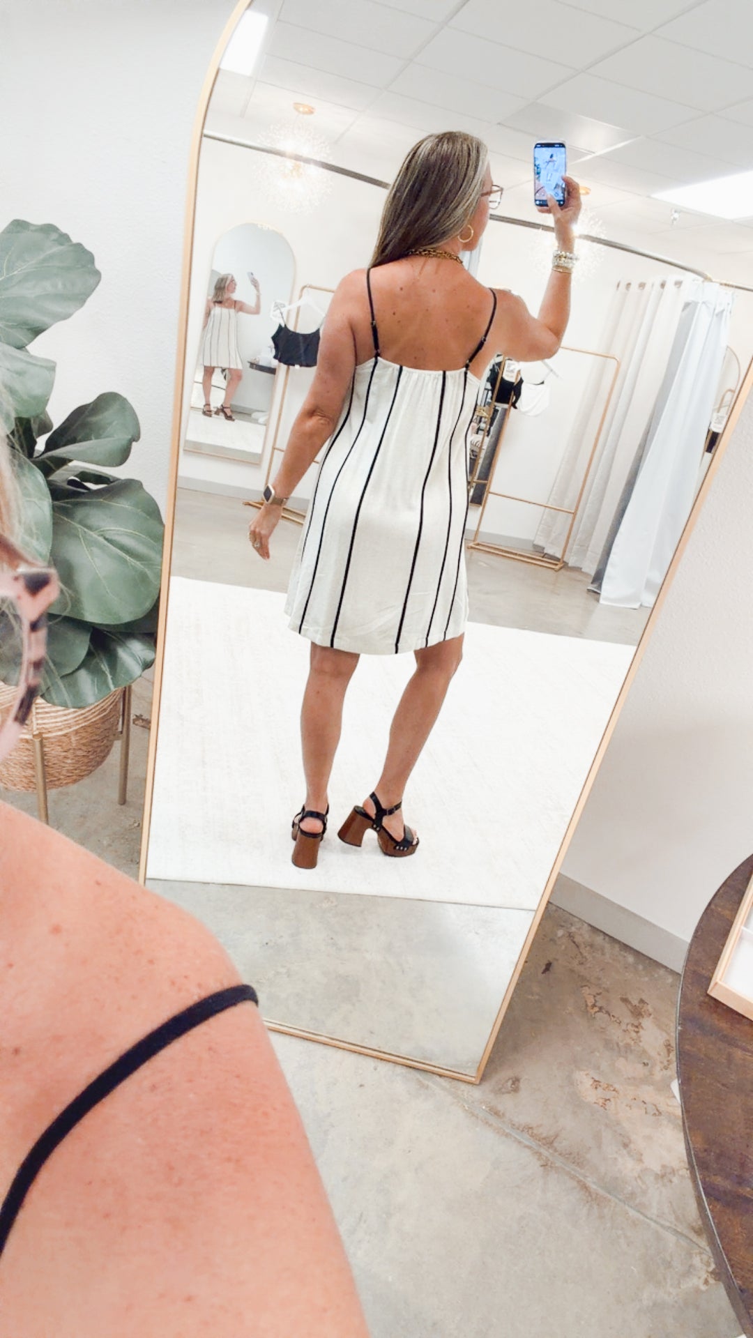 The Nori Stripe Mini Dress