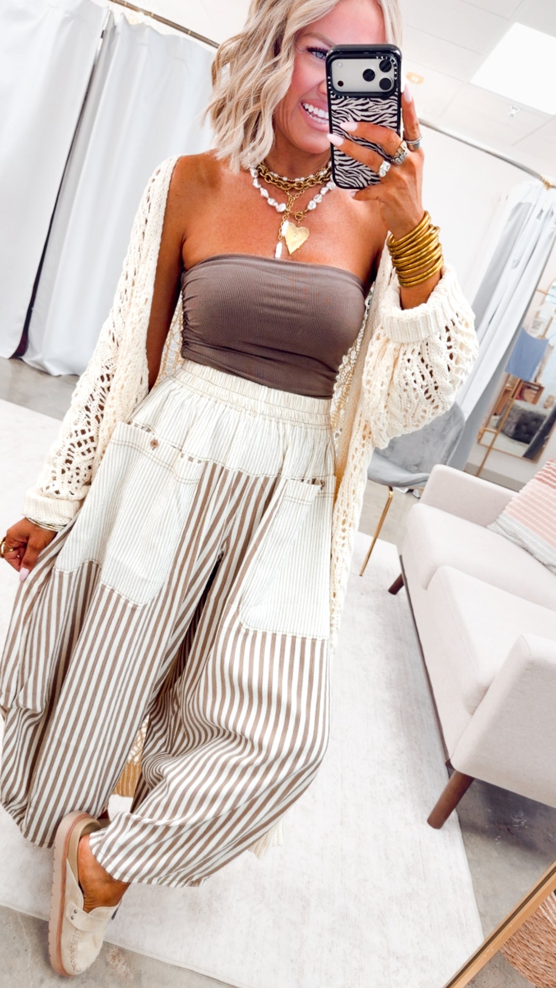 The Sable Balloon Pants-Mocha Mousse