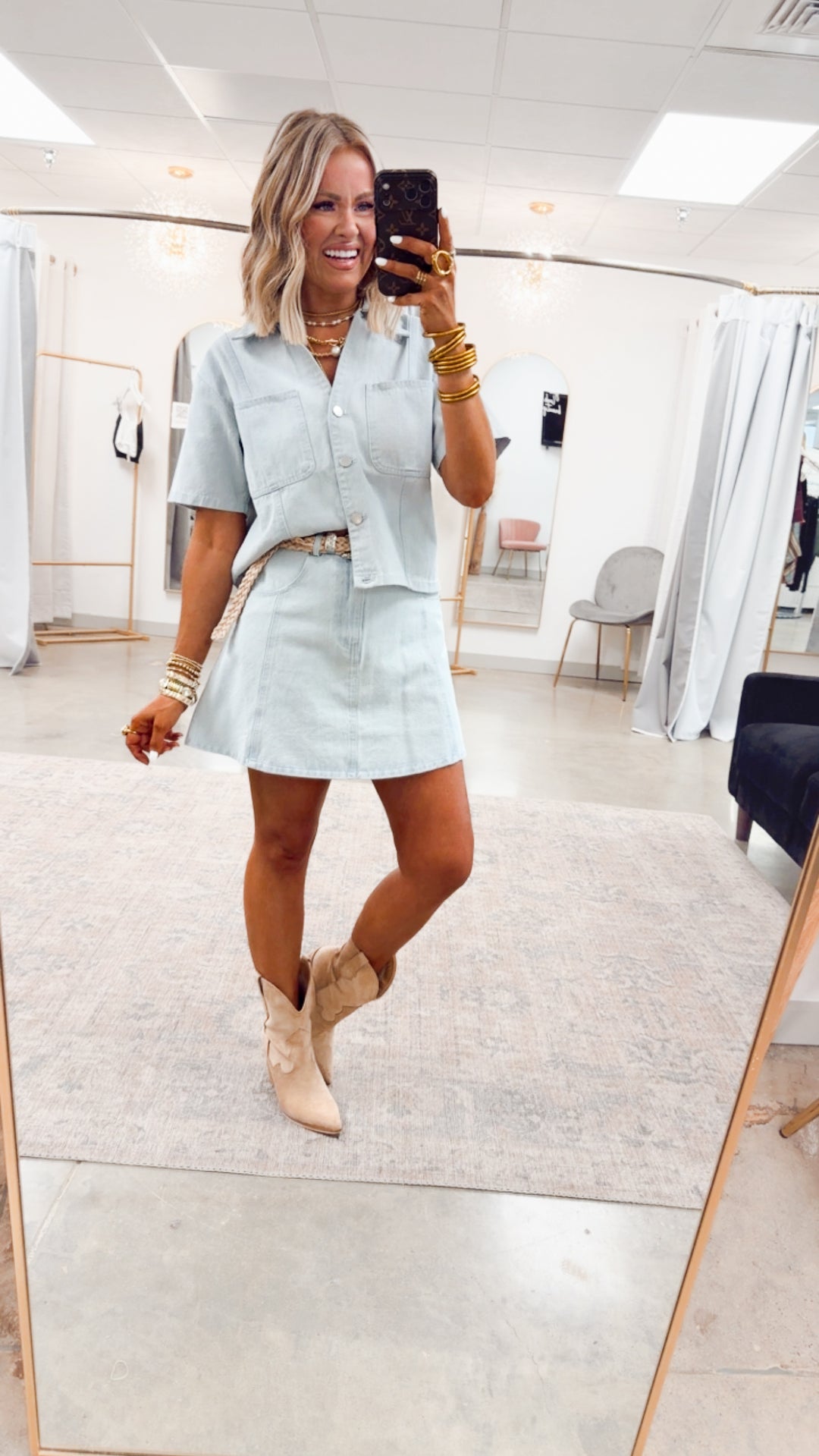 The Bristol Denim Set-Light Denim
