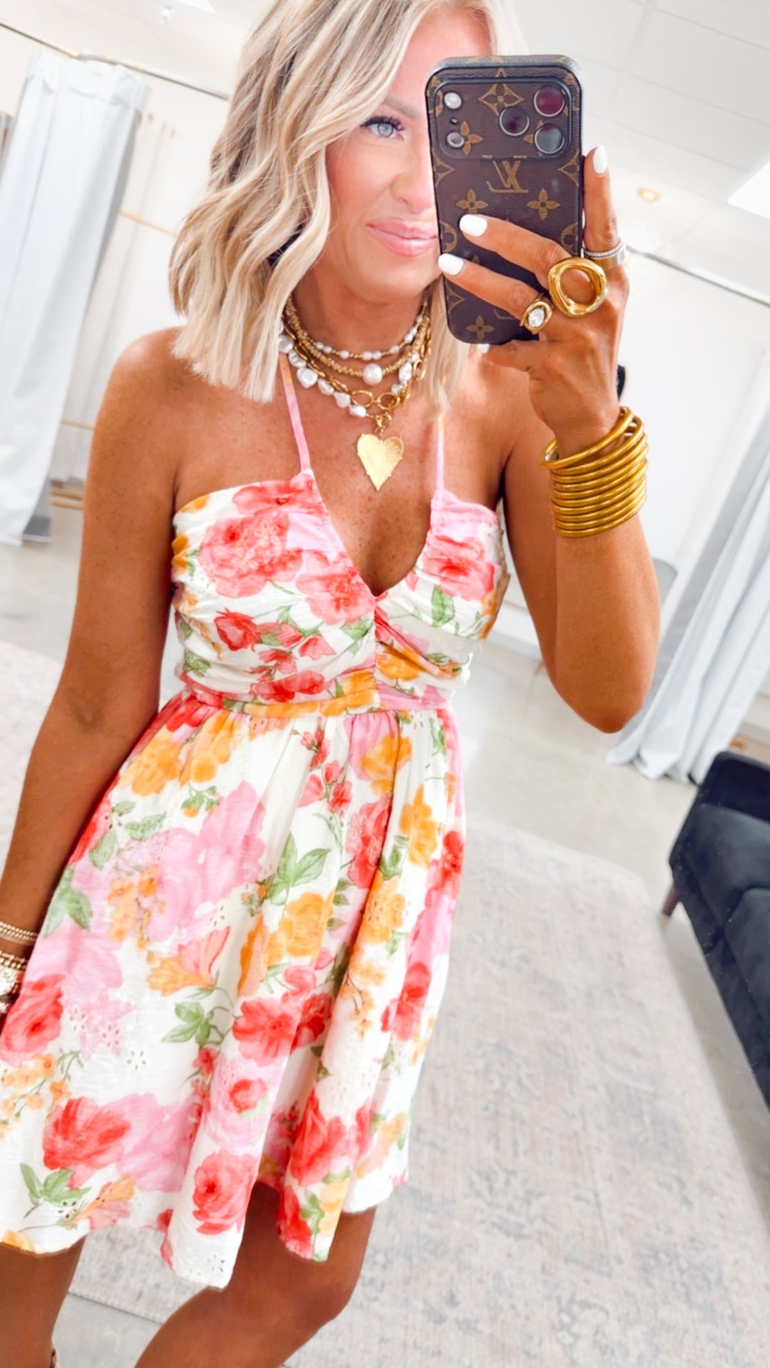 The Floral Whimsy Mini Dress