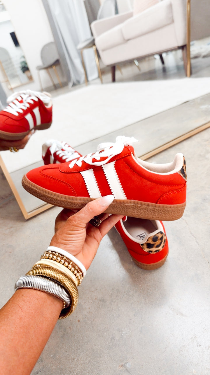 Corkys Heads Up Sneaker-Red