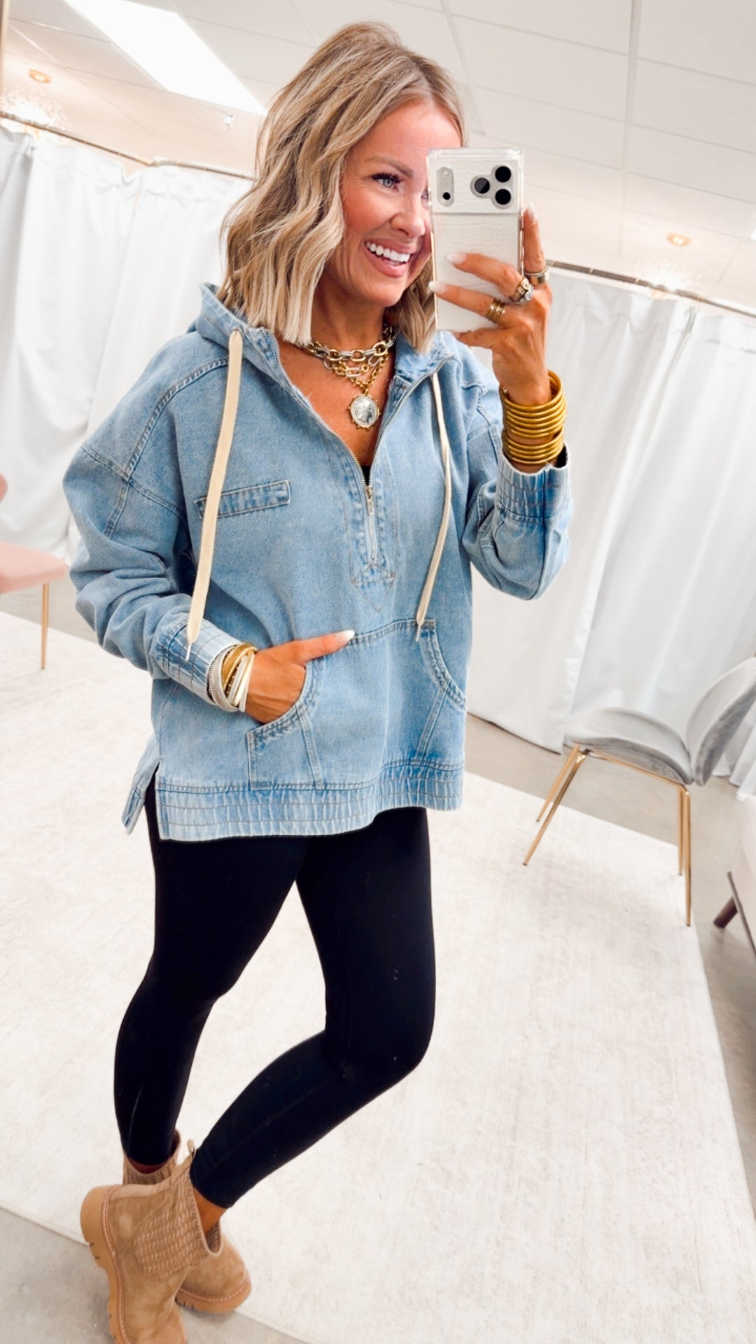 The Callie Half-Zip Hoodie