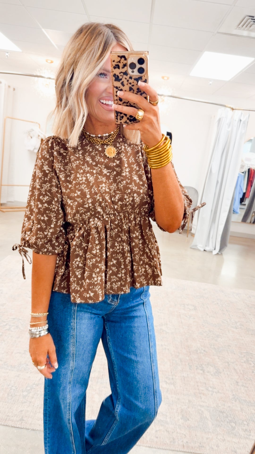 Sweet Impression Peplum Top