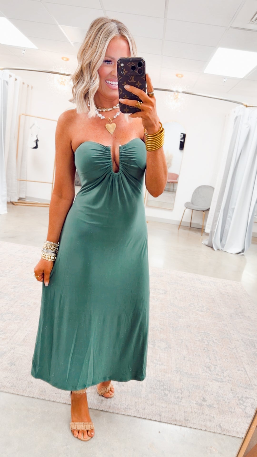 Timeless Romantic Midi Dress-Ivy
