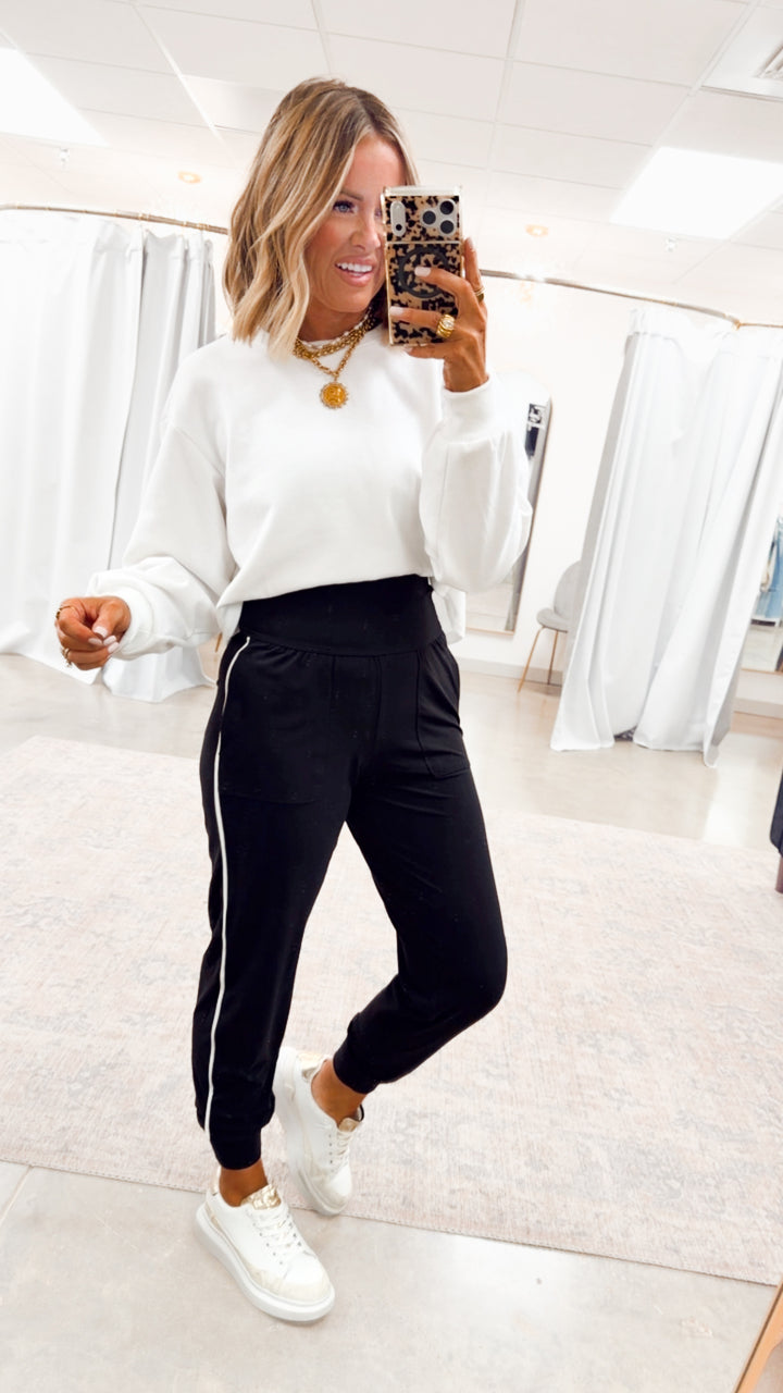 The Butter Flex Joggers-Black