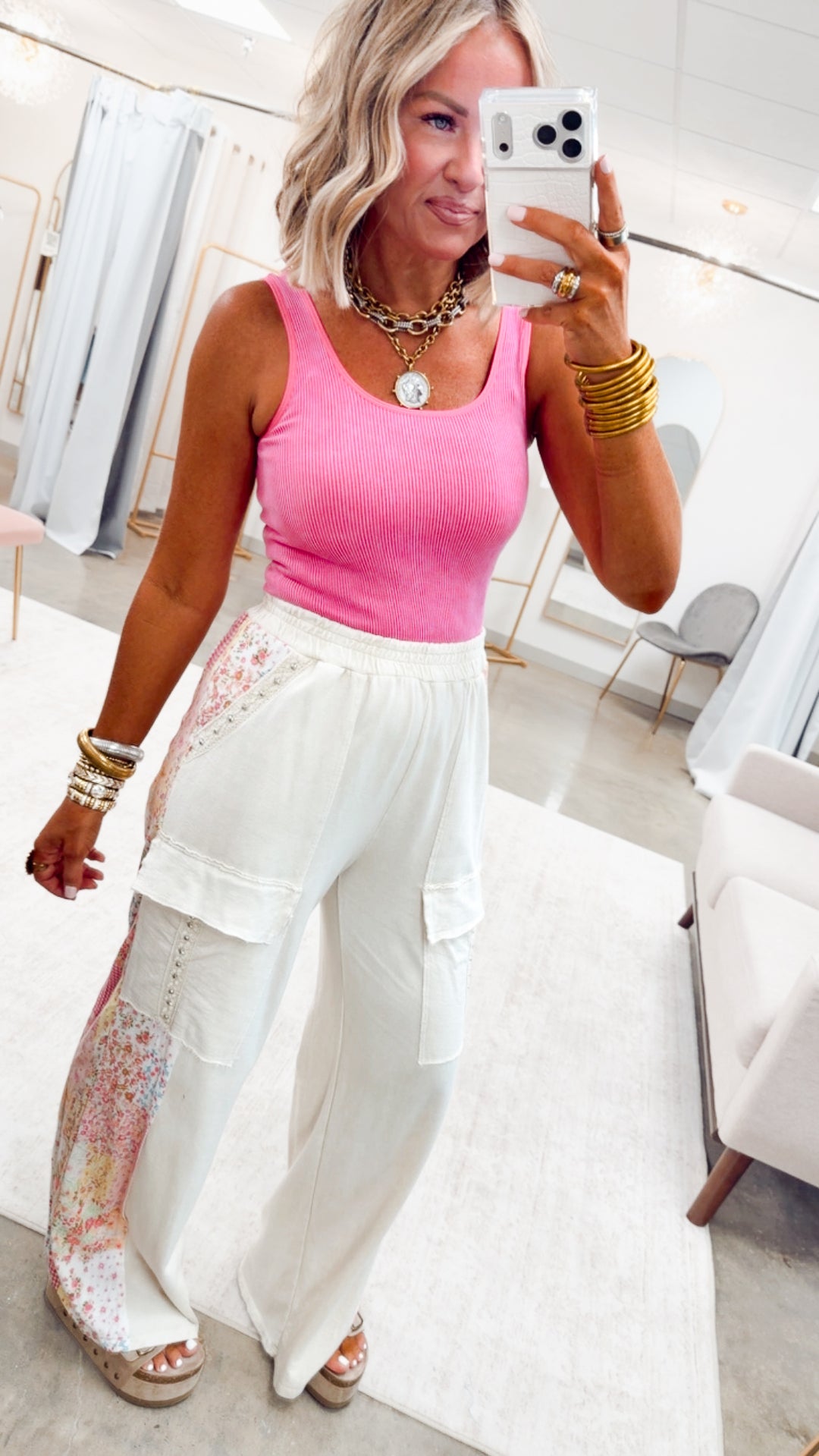 The Mystic Meadow Pants-Natural