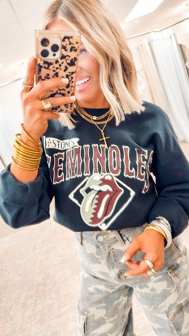 Rolling Stones Seminoles Diamond Sweatshirt