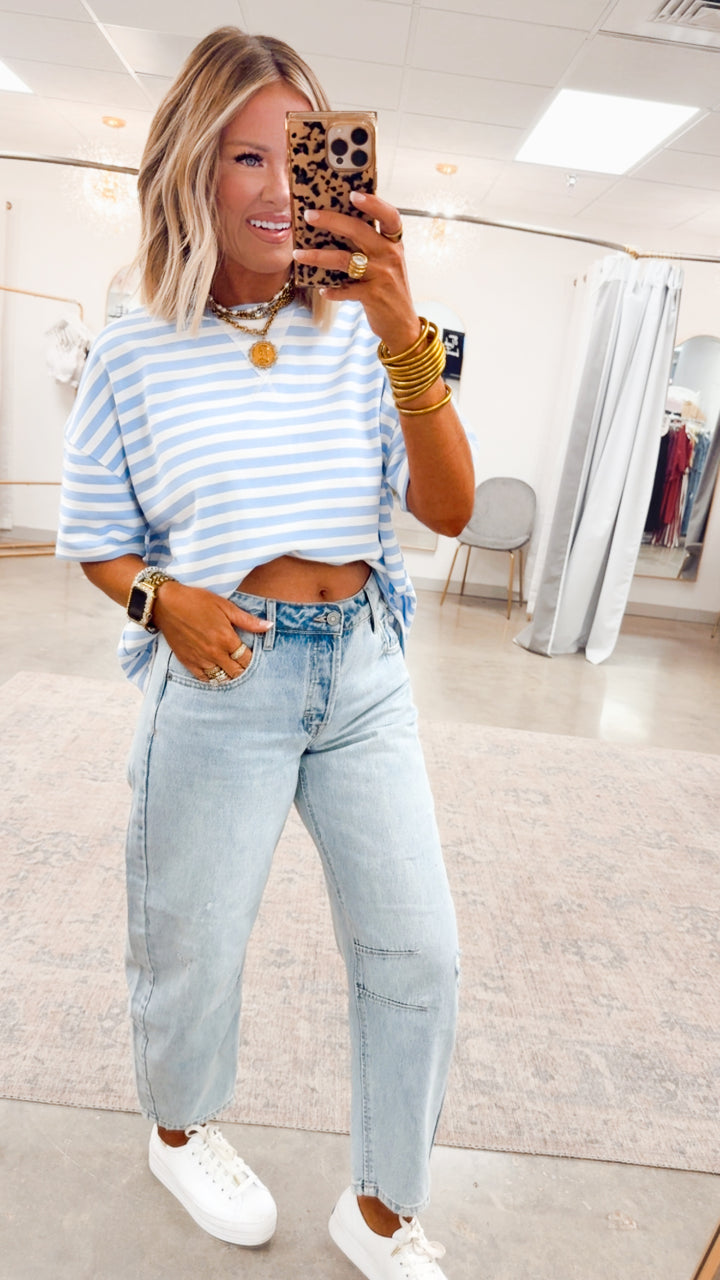 Dockside Top-Sky/White