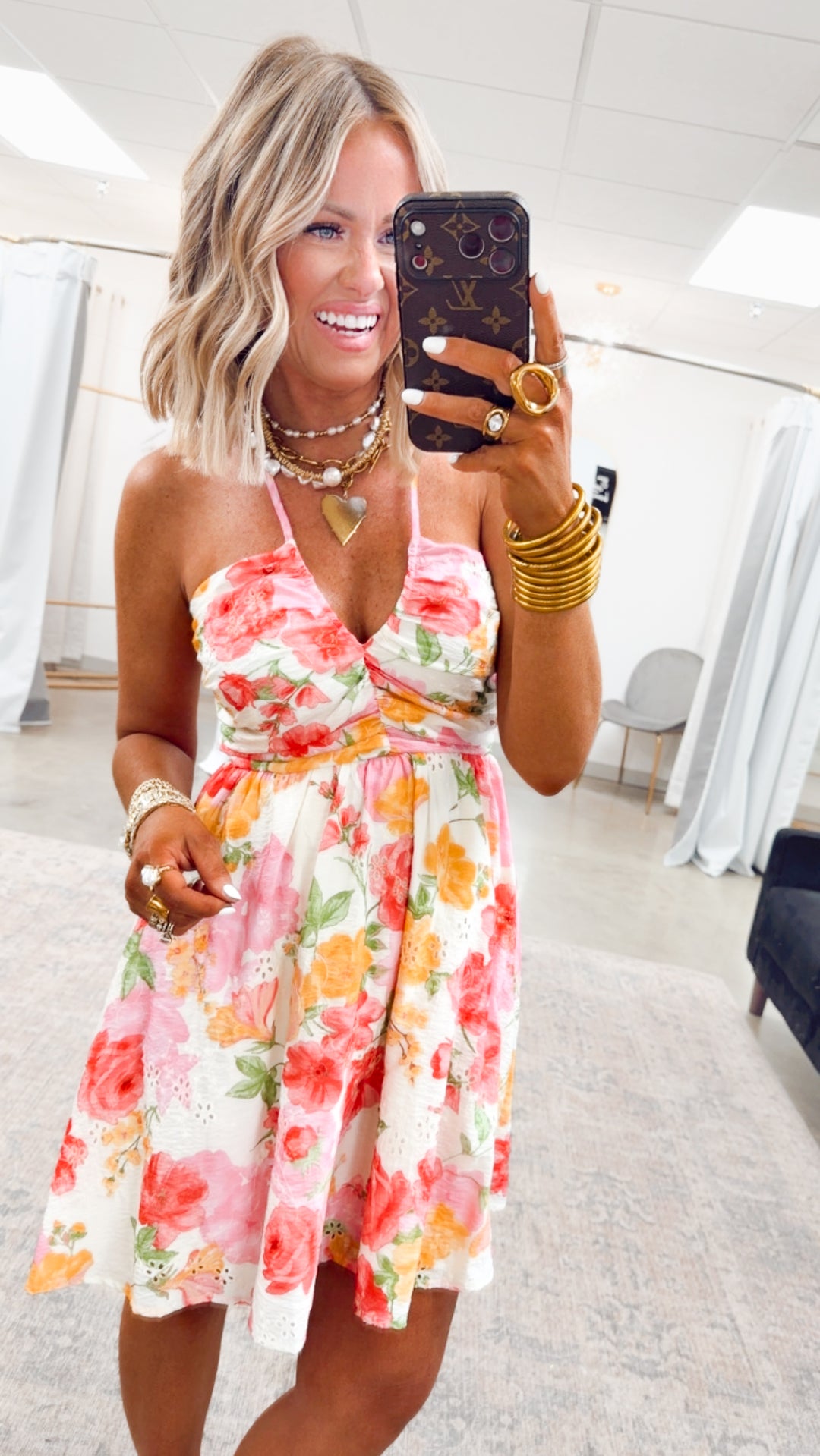 The Floral Whimsy Mini Dress