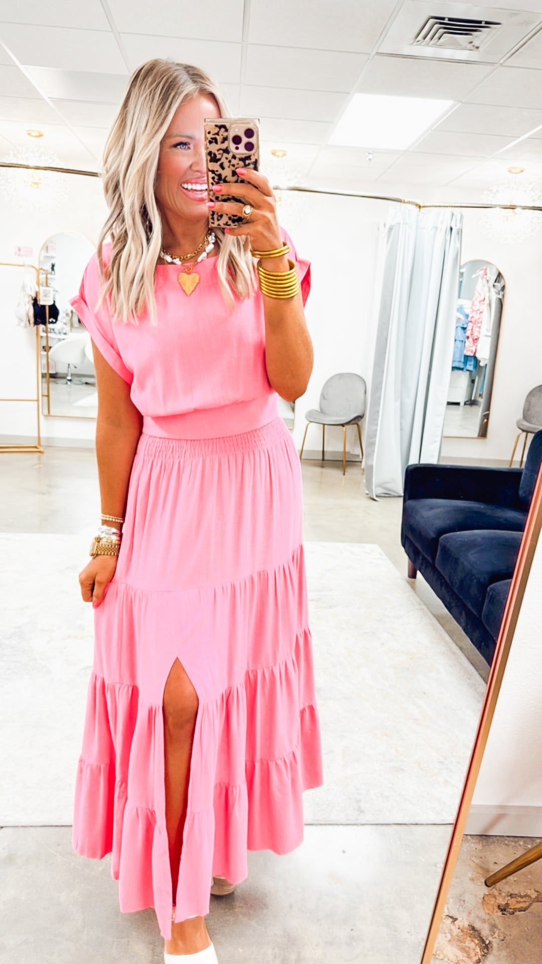 Sun Kissed Skirt Set-Fuchsia