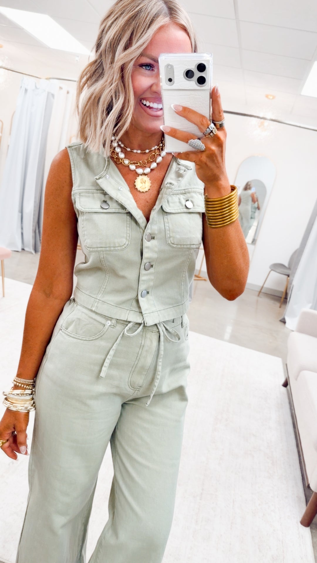 The Oaklynn Utility Set-Olive