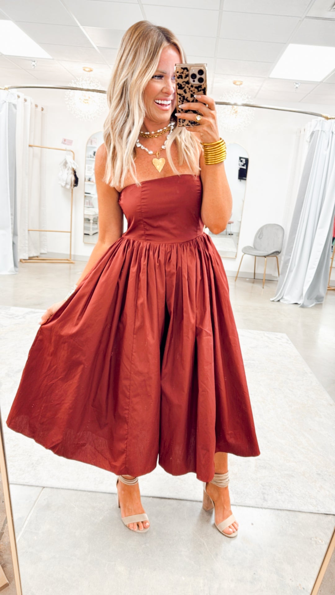 Amelia Flare Midi Dress