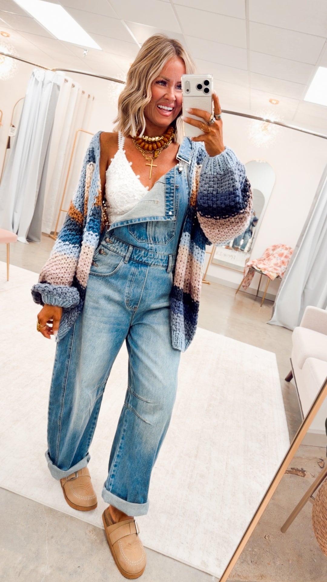 The Brooke Barrel Overalls