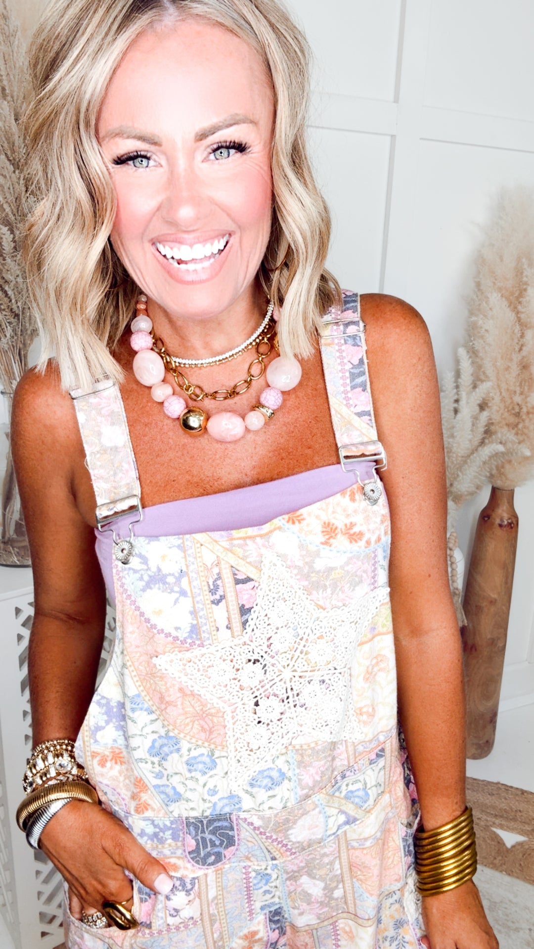 The Lace & Lotus Overalls