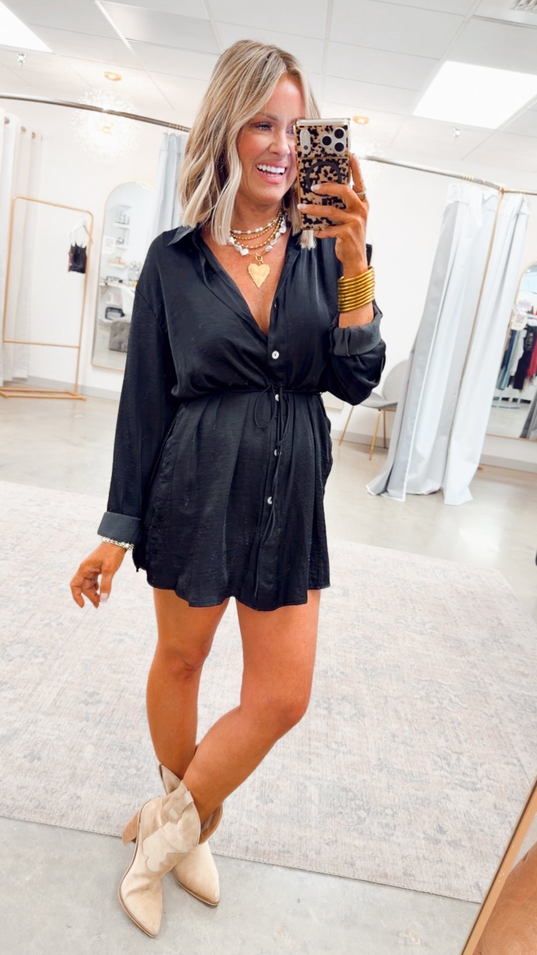 Soleil Darling Romper-Black