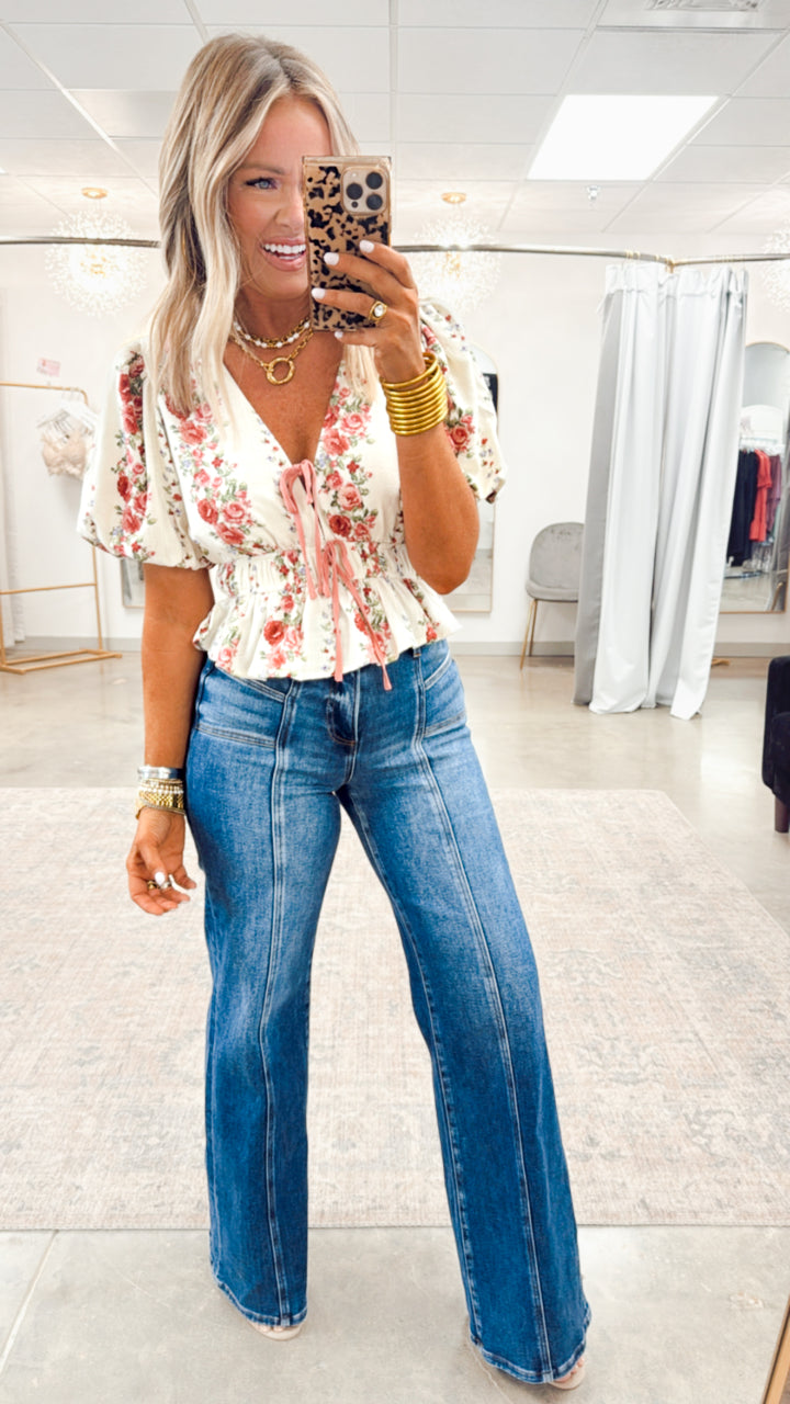 Evie Floral Top