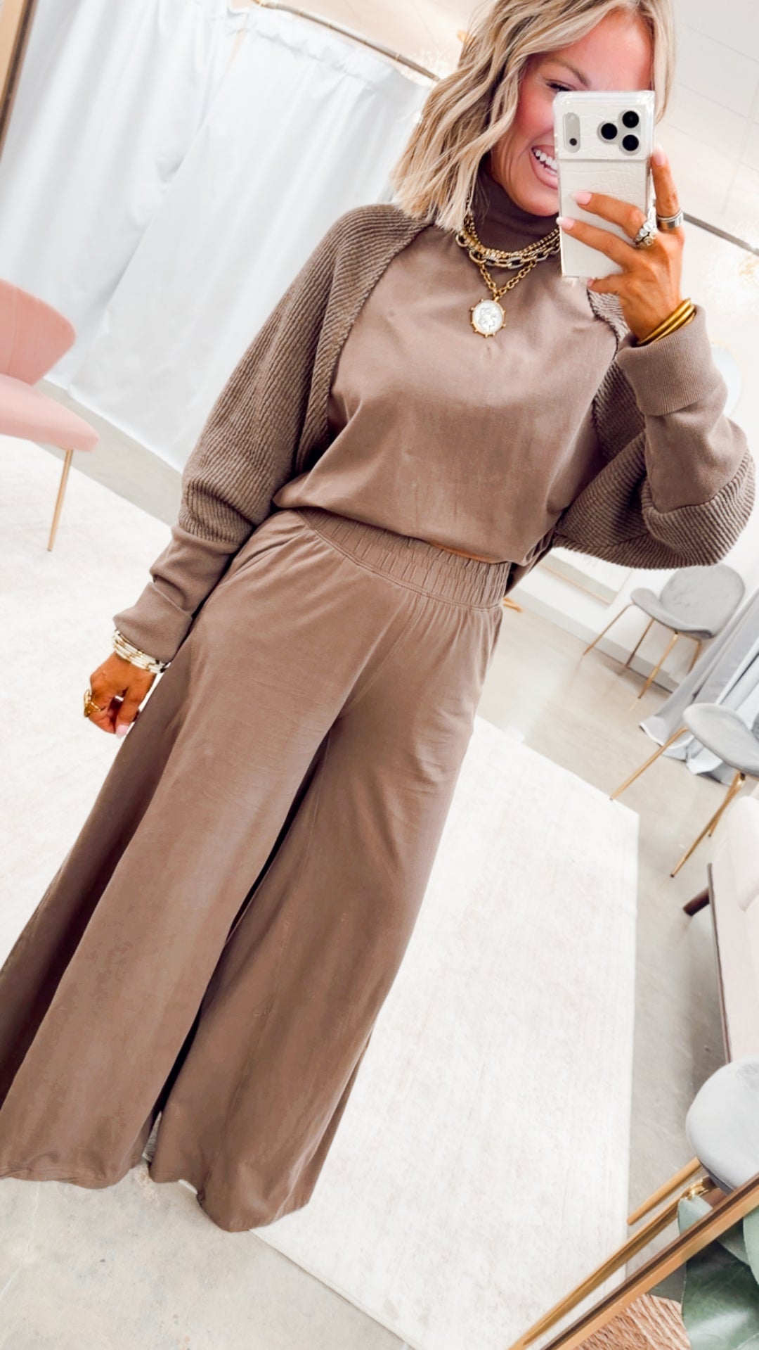 The Luxe Comfort Set-Mocha Latte