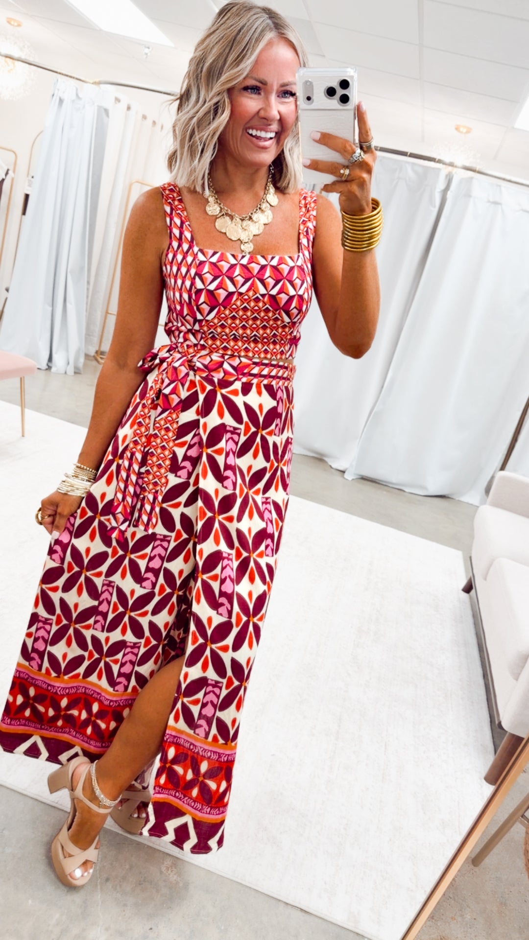The Montego Wrap Skirt Set