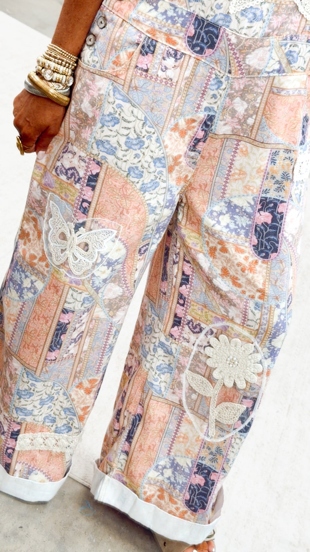 The Lace & Lotus Overalls