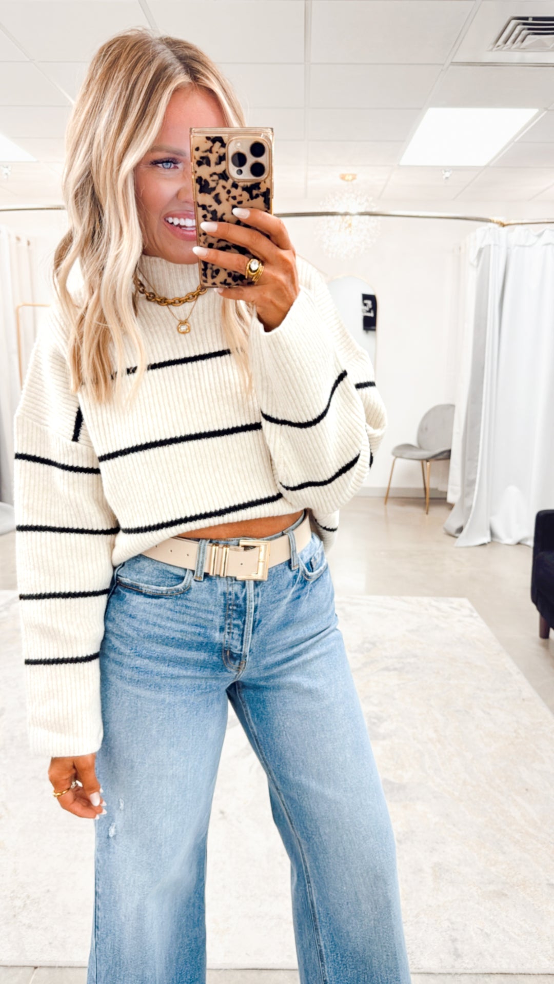 Farrah Mock Neck Sweater