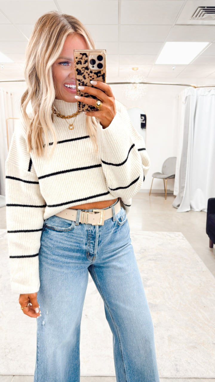 Farrah Mock Neck Sweater