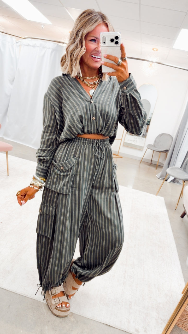 The Verity Cargo Pants Set