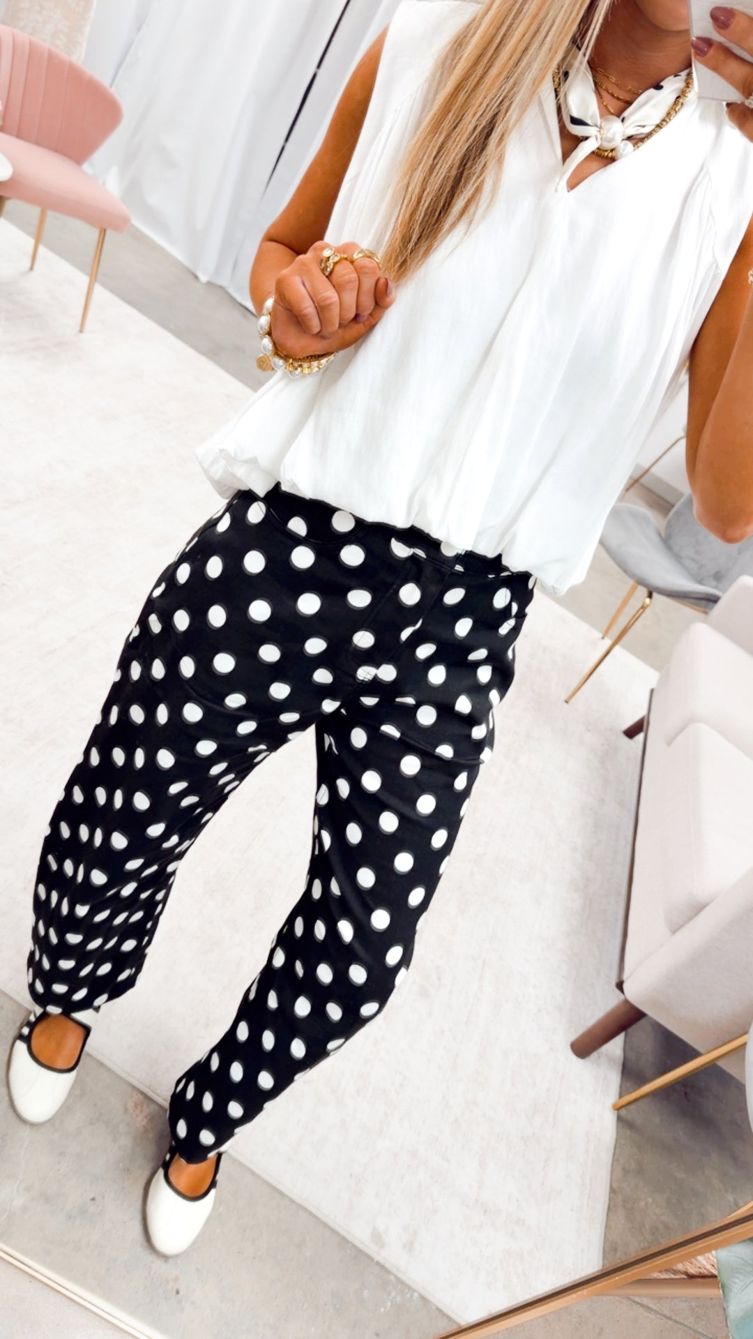 The Finley Polka Dot Pants