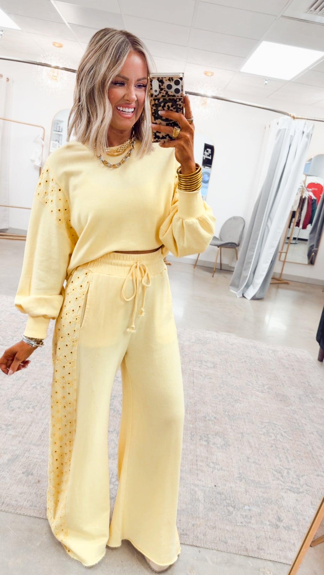 The Paloma Plush Set-Mellow Yellow