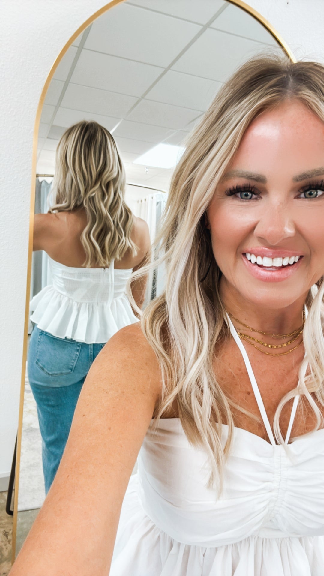 Khloe Peplum Top
