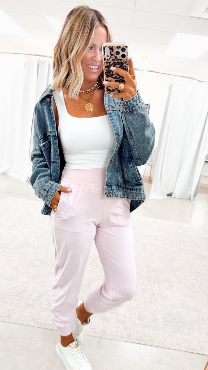 The Butter Flex Joggers-Sweet Pink