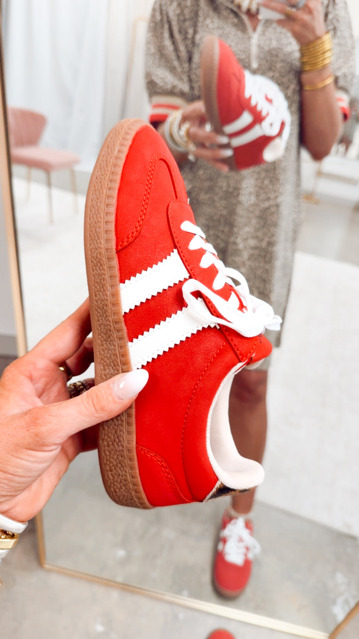 Corkys Heads Up Sneaker-Red