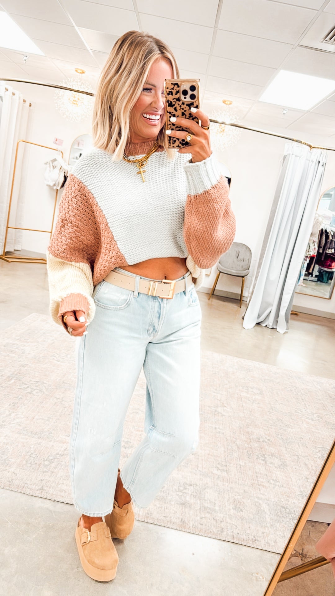 Sweet Things Colorblock Sweater