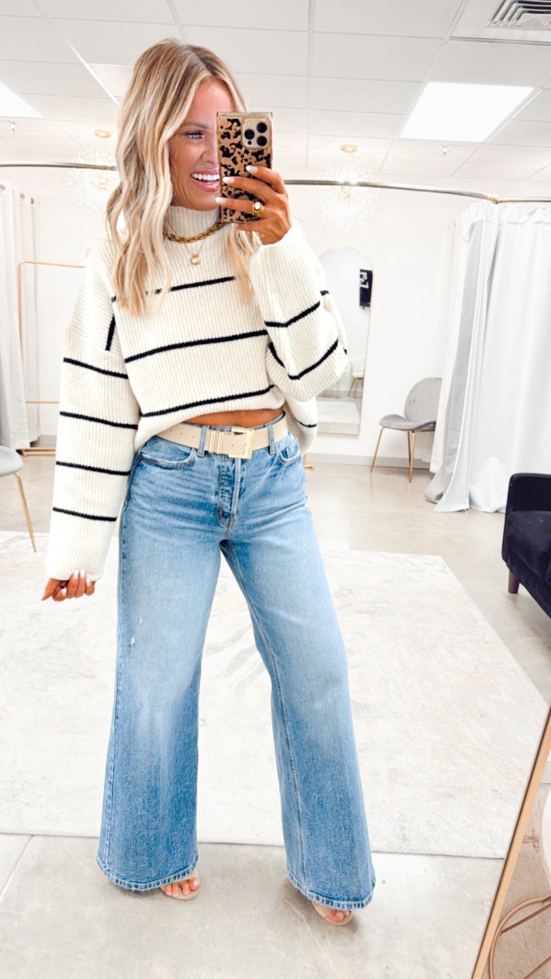 Farrah Mock Neck Sweater