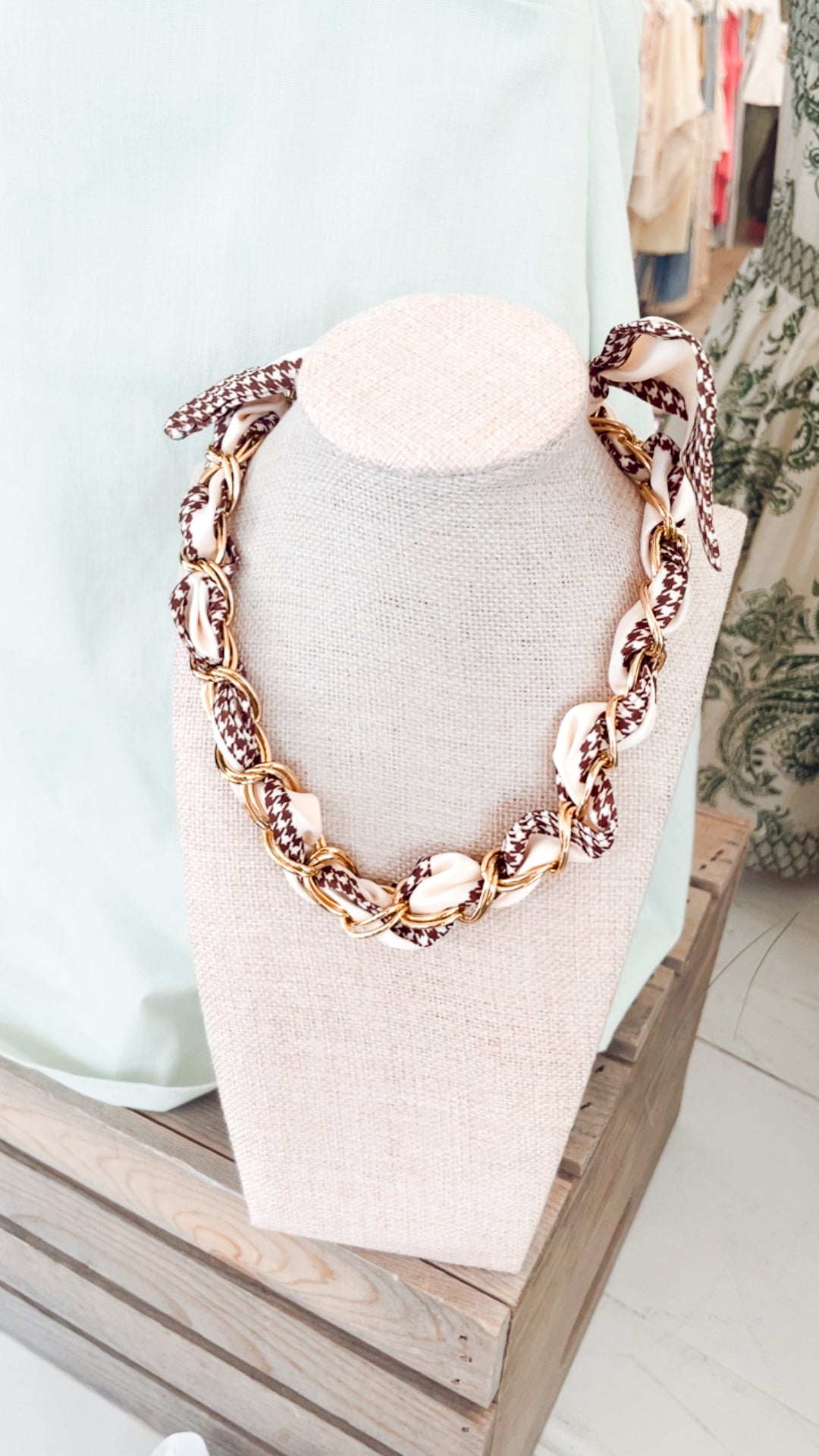 The Indie Scarf Chain Necklace