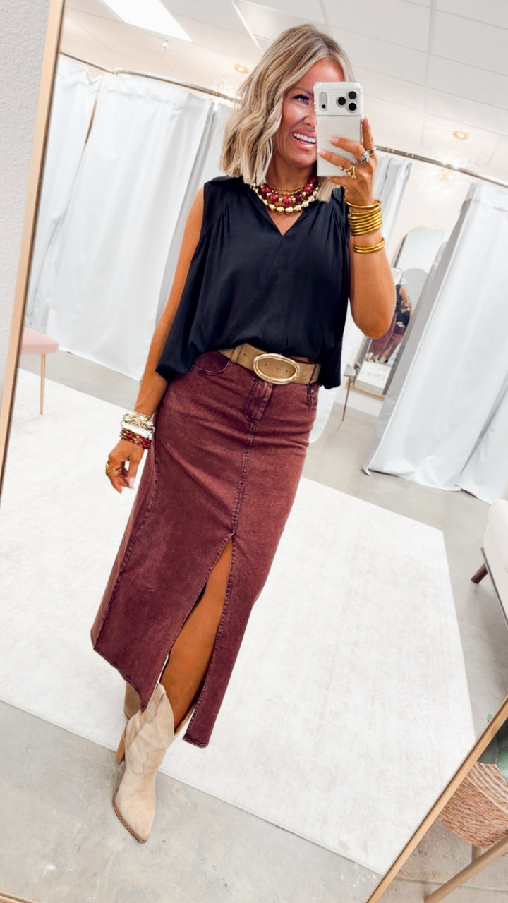 The Perfectly Poised Top-Black