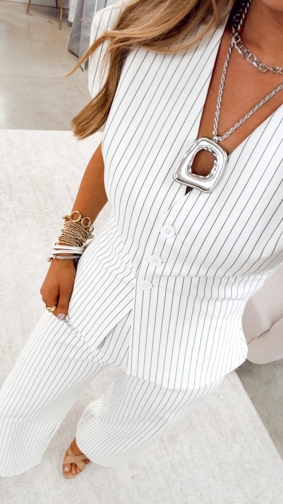 The Sterling Two Piece Set-Ivory