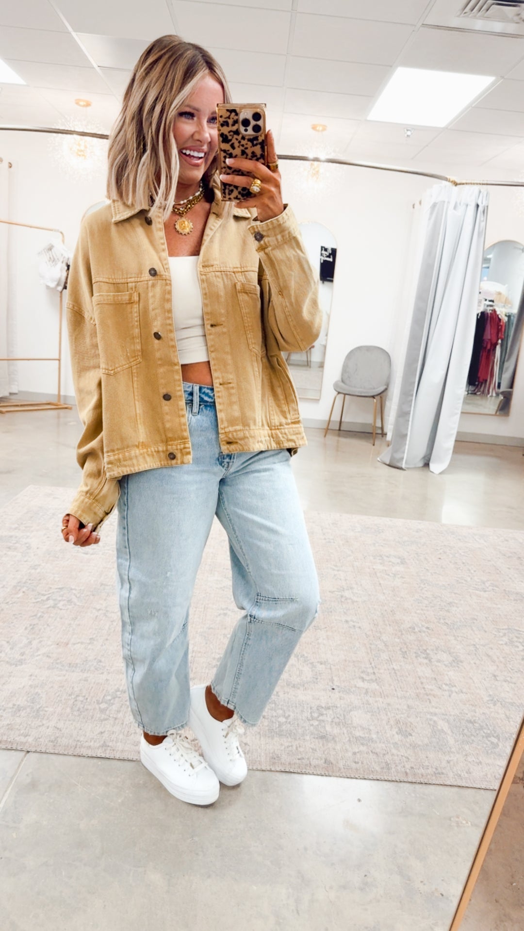 Oak Ridge Denim Jacket-Tea Satin