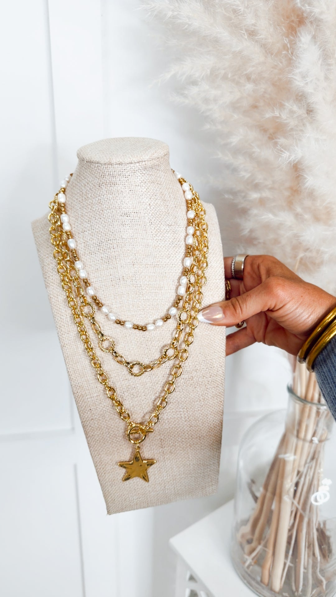 The Circle Chain Necklace-Gold