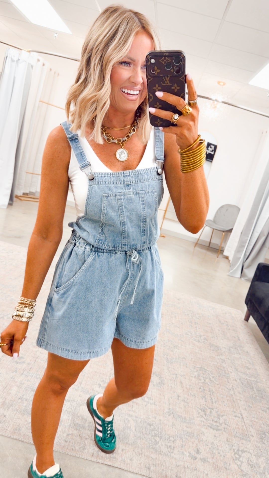 The Downtown Denim Overalls