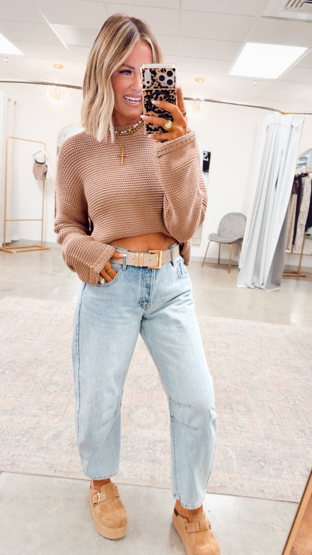 The Cozy Caramel Sweater