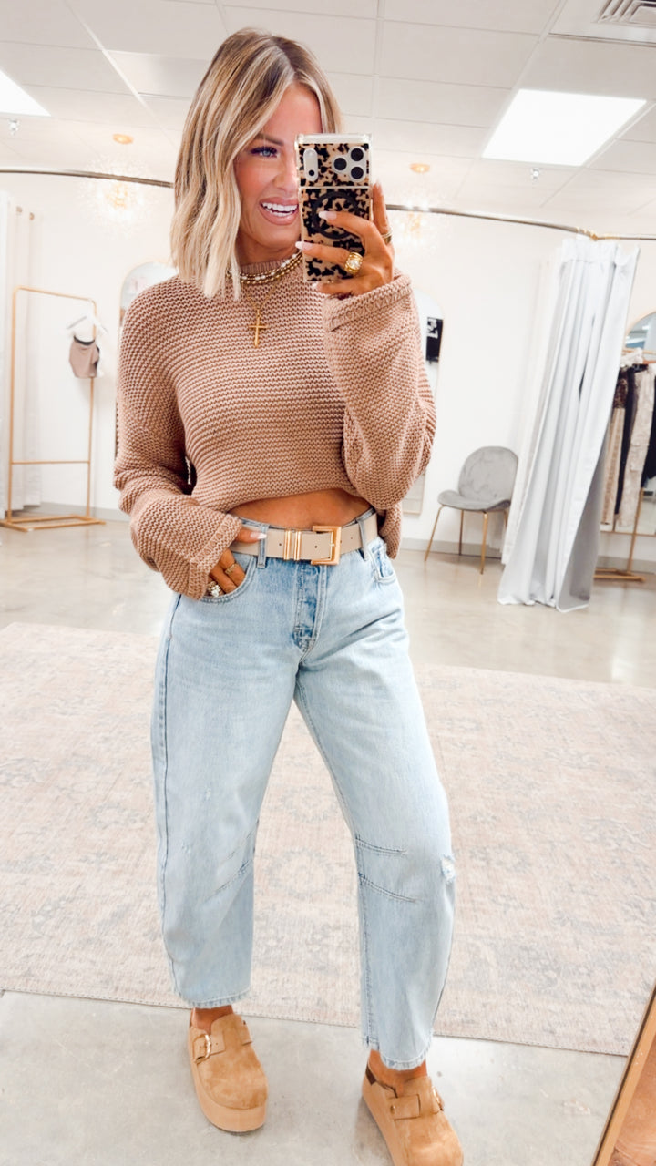 The Cozy Caramel Sweater
