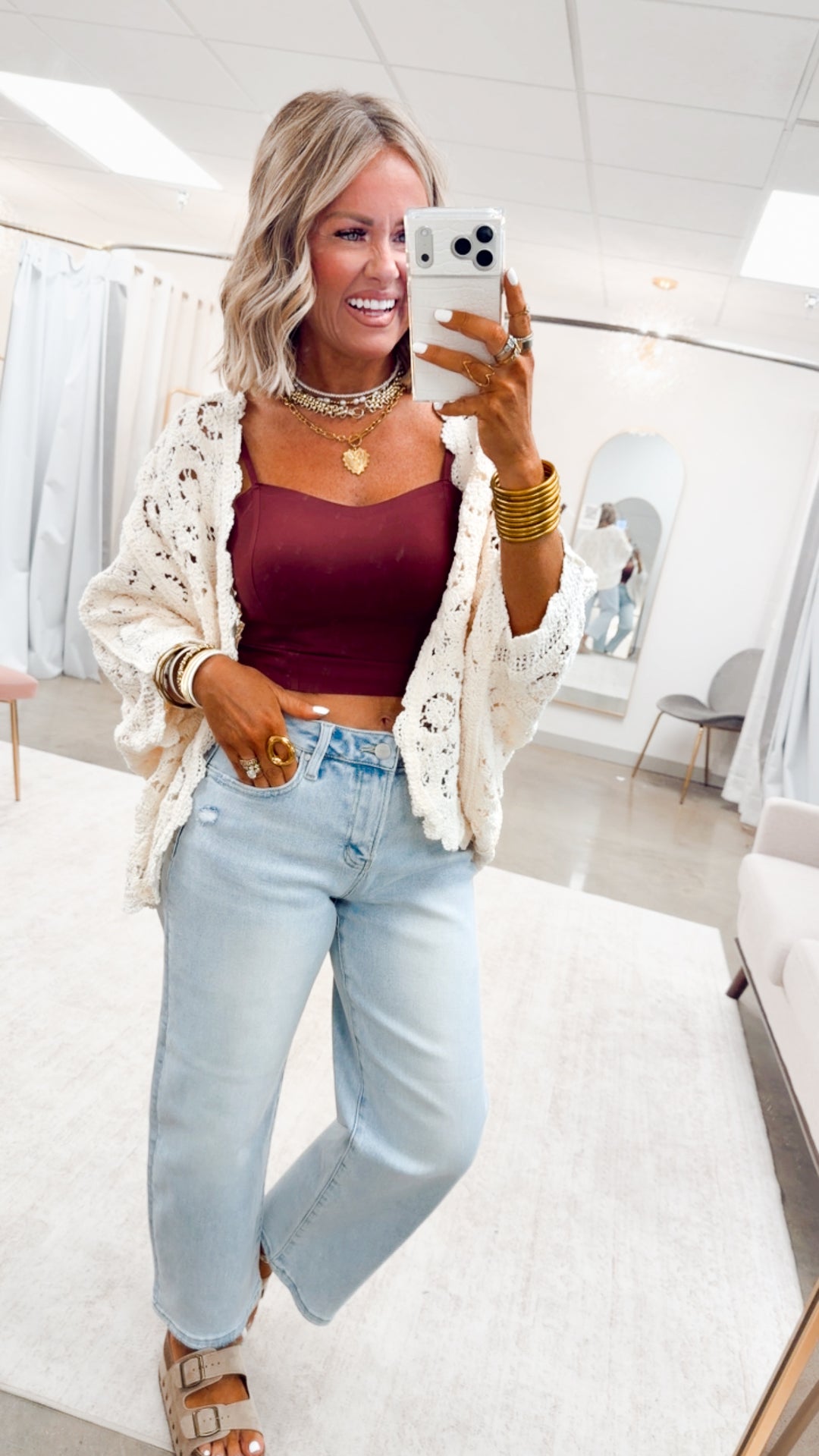 The Birch Hollow Cardigan-Cream